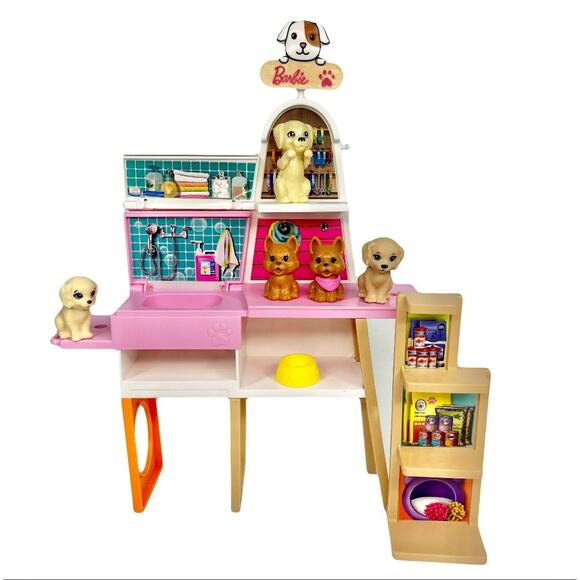 Barbie Other - Barbie Pet Boutique Playset with 5 Pets and Accessories Incomplete